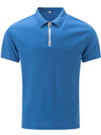 Camisa de manga corta con cremallera para Hombre