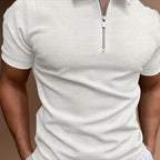 Camisa de manga corta con cremallera para Hombre